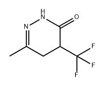 3(2H)-Pyridazinone, 4,5-dihydro-6-methyl-4-(trifluoromethyl)-,560132-43-6,结构式