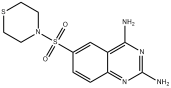 2,4-Quinazolinediamine, 6-(4-thiomorpholinylsulfonyl)-|