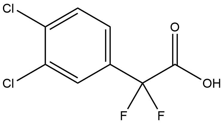 2-(3,4-dichlorophenyl)-2,2-difluoroacetic acid|2-(3,4-dichlorophenyl)-2,2-difluoroacetic acid