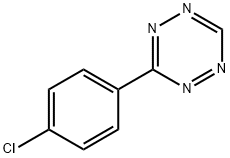 1,2,4,5-Tetrazine, 3-(4-chlorophenyl)- 化学構造式