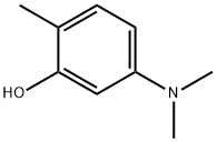 5-(ジメチルアミノ)-2-メチルフェノール 化学構造式