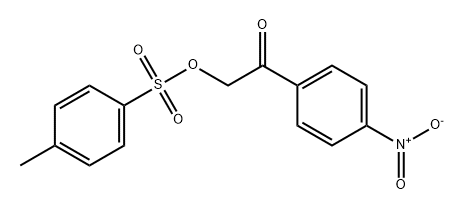Ethanone, 2-[[(4-methylphenyl)sulfonyl]oxy]-1-(4-nitrophenyl)- Structure
