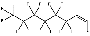 1-Octene, 1,2,3,3,4,4,5,5,6,6,7,7,8,8,8-pentadecafluoro-, (E)- (9CI) Struktur