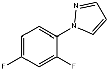 1-(2,4-Difluorophenyl)-1H-pyrazole Structure