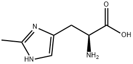 (S)-2-Amino-3-(2-methyl-1H-imidazol-4-yl)propanoic acid Struktur