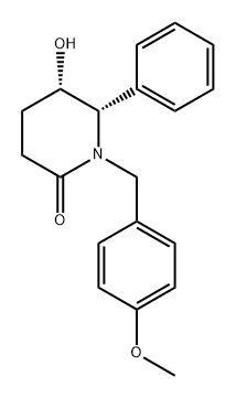 2-Piperidinone, 5-hydroxy-1-[(4-methoxyphenyl)methyl]-6-phenyl-, (5S,6S)-