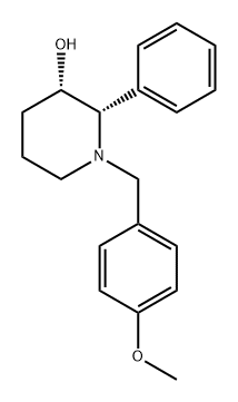 3-Piperidinol, 1-[(4-methoxyphenyl)methyl]-2-phenyl-, (2S,3S)-