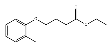 Butanoic acid, 4-(2-methylphenoxy)-, ethyl ester,56359-11-6,结构式