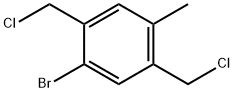 Benzene, 1-bromo-2,5-bis(chloromethyl)-4-methyl- 结构式