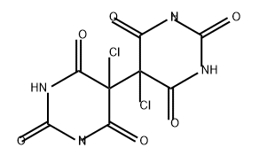 [5,5'-Bipyrimidine]-2,2',4,4',6,6'(1H,1'H,3H,3'H,5H,5'H)-hexone, 5,5'-dichloro- Structure
