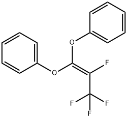 Benzene, 1,1'-[(2,3,3,3-tetrafluoro-1-propen-1-ylidene)bis(oxy)]bis-