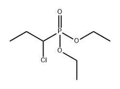 Phosphonic acid, P-(1-chloropropyl)-, diethyl ester Structure