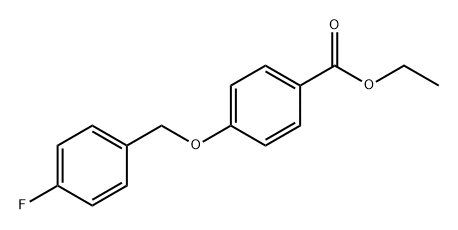 Benzoic acid, 4-[(4-fluorophenyl)methoxy]-, ethyl ester