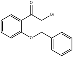 Ethanone, 2-bromo-1-[2-(phenylmethoxy)phenyl]- Structure