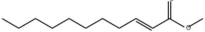 2-Undecenoic acid, methyl ester, (2E)- Structure