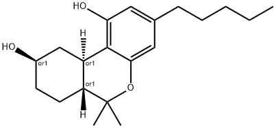 56469-25-1 6H-Dibenzo[b,d]pyran-1,9-diol, 6a,7,8,9,10,10a-hexahydro-6,6-dimethyl-3-pentyl-, (6aR,9R,10aR)-rel-