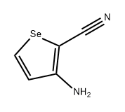 2-Selenophenecarbonitrile, 3-amino- Struktur