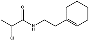 2-chloro-N-[2-(cyclohex-1-en-1-yl)ethyl]propanamide Struktur