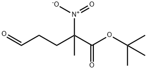 Pentanoic acid, 2-methyl-2-nitro-5-oxo-, 1,1-dimethylethyl ester