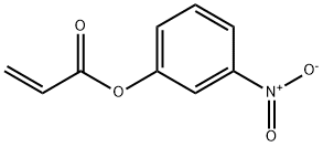 2-Propenoic acid, 3-nitrophenyl ester,56652-37-0,结构式