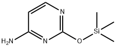 4-Pyrimidinamine, 2-[(trimethylsilyl)oxy]- Struktur