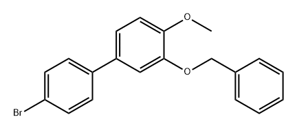 1,1'-Biphenyl, 4'-bromo-4-methoxy-3-(phenylmethoxy)-,566915-56-8,结构式