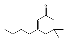 2-Cyclohexen-1-one, 3-butyl-5,5-dimethyl-,56745-22-3,结构式