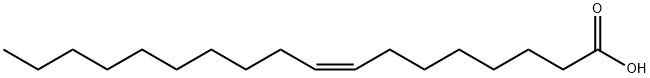 cis-8-Octadecenoic Acid, 5684-71-9, 结构式