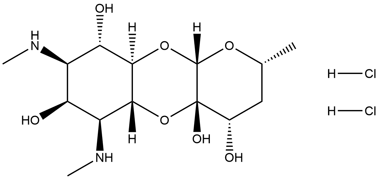 Spectinomycin Impurity C HCl Struktur