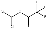 Ethane, 2-(dichloromethoxy)-1,1,1,2-tetrafluoro- 化学構造式