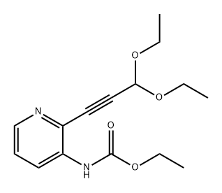 Carbamic acid, [2-(3,3-diethoxy-1-propynyl)-3-pyridinyl]-, ethyl ester (9CI)