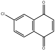 1,4-Naphthalenedione, 6-chloro- 化学構造式