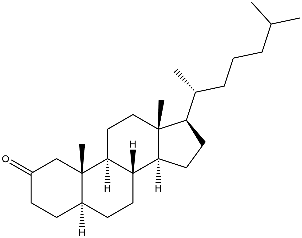 Cholestan-2-one, (5α)- Structure