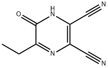 5-乙基-6-羟基吡嗪-2,3-二腈,57005-62-6,结构式
