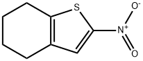 2-Nitro-4,5,6,7-tetrahydrobenzo[b]thiophene 化学構造式