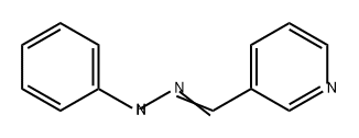 3-Pyridinecarboxaldehyde, 2-phenylhydrazone,57023-37-7,结构式