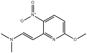 Ethenamine, 2-(6-methoxy-3-nitro-2-pyridinyl)-N,N-dimethyl-, (1E)-,570386-39-9,结构式