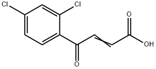 2-Butenoic acid, 4-(2,4-dichlorophenyl)-4-oxo- Structure