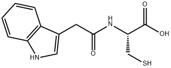 L-Cysteine, N-(1H-indol-3-ylacetyl)- (9CI),57105-44-9,结构式