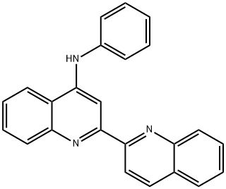 N-Phenyl-[2,2''-biquinolin]-4-amine Structure