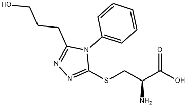 571187-31-0 L-Cysteine, S-[5-(3-hydroxypropyl)-4-phenyl-4H-1,2,4-triazol-3-yl]-