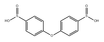 Benzenesulfinic acid, 4,4'-oxybis- 化学構造式