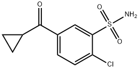 2-氯-5-环丙烷羰基苯-1-磺酰胺, 57189-93-2, 结构式