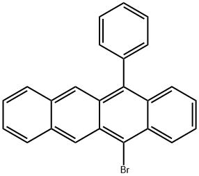 Naphthacene, 5-bromo-12-phenyl- Structure