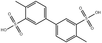 4,4'-二甲基-[1,1'-联苯]-3,3'-二磺酸,57277-26-6,结构式