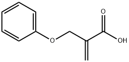 2-(phenoxymethyl)prop-2-enoic acid 化学構造式