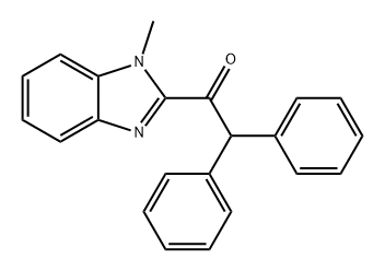 Ethanone, 1-(1-methyl-1H-benzimidazol-2-yl)-2,2-diphenyl-