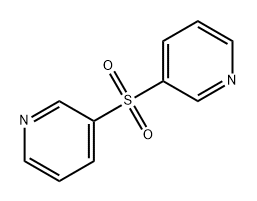 Pyridine, 3,3'-sulfonylbis- Struktur