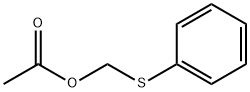 Methanol, 1-(phenylthio)-, 1-acetate Struktur