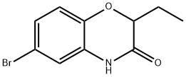 2H-1,4-Benzoxazin-3(4H)-one, 6-bromo-2-ethyl- Structure